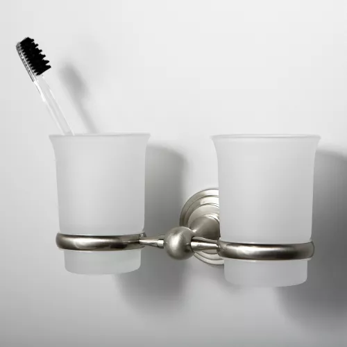 Стакан двойной WasserKRAFT Ammer K-7000 K-7028D, изображение 2