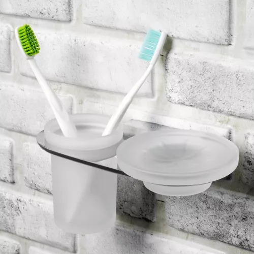 Держатель стакана и мыльницы WasserKRAFT Kammel  K-8326, изображение 2