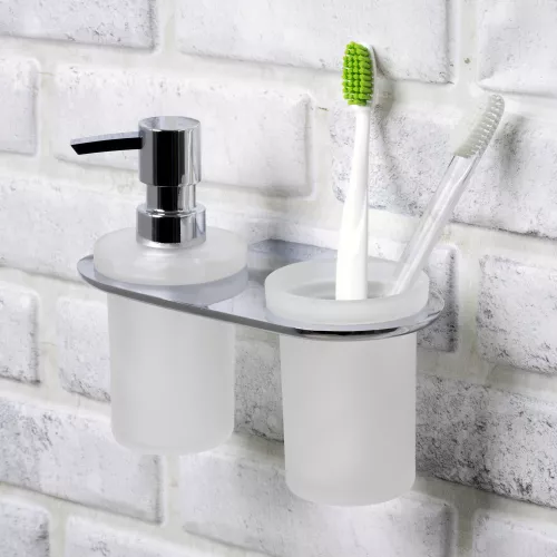 Держатель стакана и дозатора WasserKRAFT Kammel K-8389, изображение 2