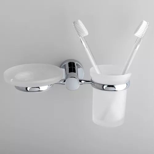 Держатель стакана и мыльницы WasserKRAFT Donau K-9400 K-9426, изображение 2