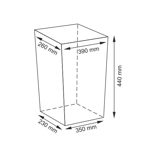 Плетеная корзина для белья с крышкой WasserKRAFT Ammer WB-370-М, изображение 3