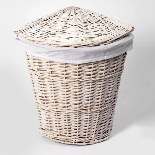 Плетеная корзина для белья с крышкой WasserKRAFT Vils WB-560-L, изображение 2