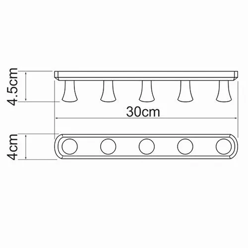 Вешалка WasserKRAFT  K-1075, изображение 3