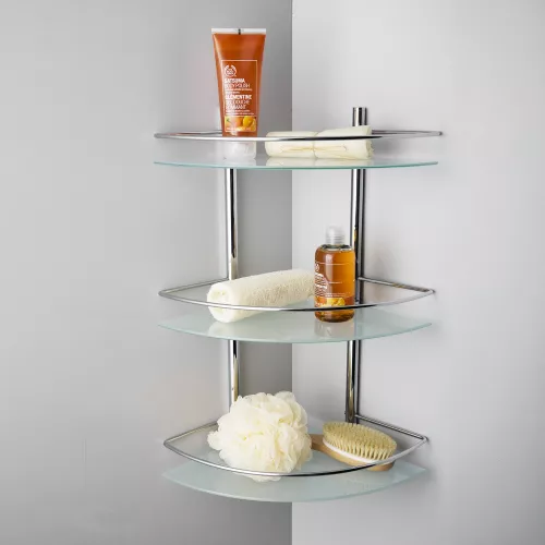 Полка стеклянная тройная WasserKRAFT  K-3133, изображение 2