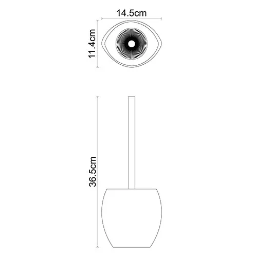 Щетка для унитаза  WasserKRAFT  Eider  K-33327, изображение 3