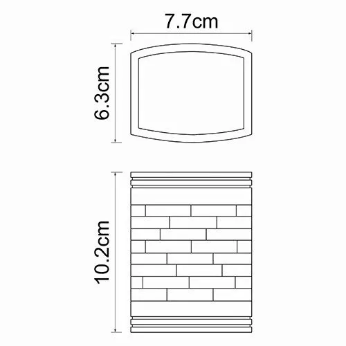 Стакан для зубных щеток WasserKRAFT K-4700 K-4728, изображение 3