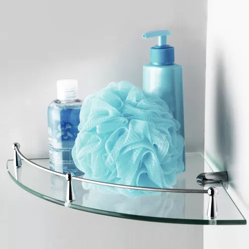 Полка стеклянная угловая WasserKRAFT  K-544, изображение 2