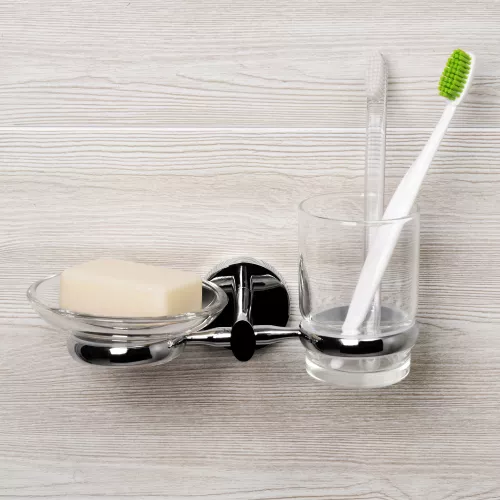 Держатель стакана и мыльницы WasserKRAFT  Rhein K-6200 K-6226, изображение 2