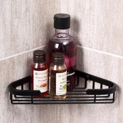 Полка металлическая WasserKRAFT  Elbe K-733BLACK, изображение 2