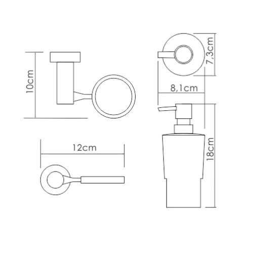 Дозатор для жидкого мыла WasserKRAFT  K-28299, изображение 3