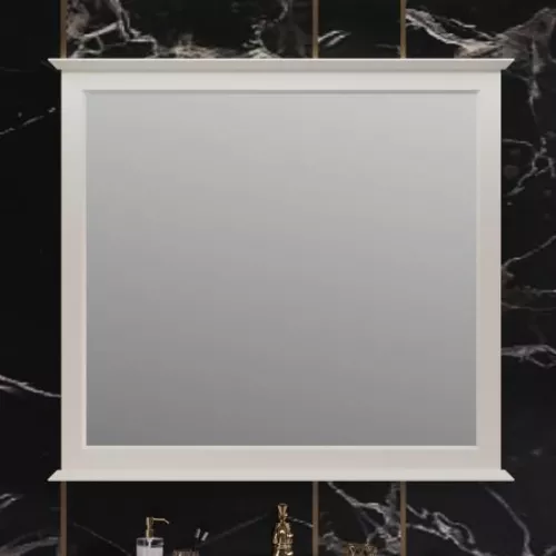 Мебель для ванной: Зеркало Opadiris Кантара-105 Слоновая кость 1 в магазине Акватория