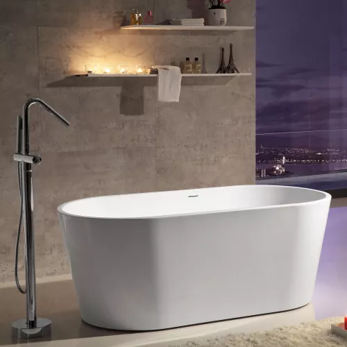 Акриловая ванна ABBER AB9203, Выбрать размер: 130х70, изображение 7