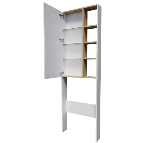 Шкаф напольный 1Marka Gaula 60, Выбрать цвет: Белый, изображение 2