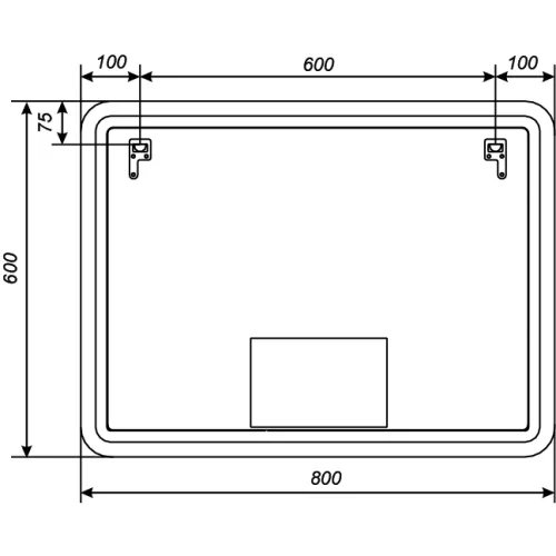 Зеркало с сенсором 1 Marka Amour, изображение 7