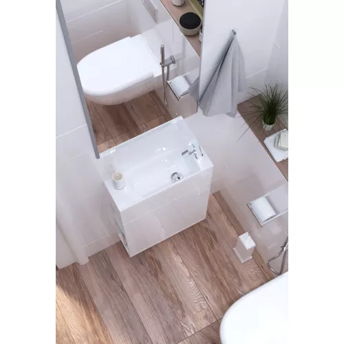 Тумба с раковиной 1Marka Stretto, Выбрать размер: 50, изображение 5