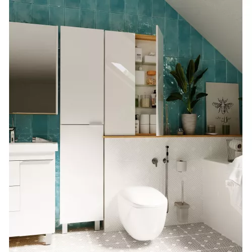 Шкаф подвесной 1Marka Gaula 60, Выбрать цвет: Белый, изображение 3