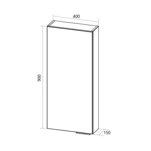 Пенал подвесной 1Marka Gaula, Выбрать цвет: Черный, изображение 3