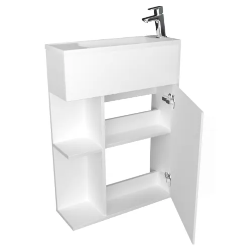 Тумба с раковиной 1Marka Stretto, Выбрать размер: 50, изображение 2