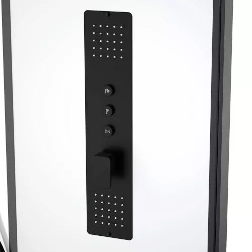 Душевая кабина без пара Black&White G8022 90х90 см квадратная, изображение 3