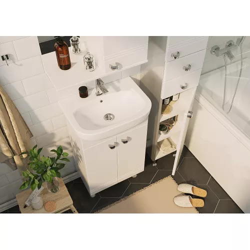 Тумба напольная без  раковины 45/50 1Marka Story с дверцами, Выбрать размер: 45, изображение 5