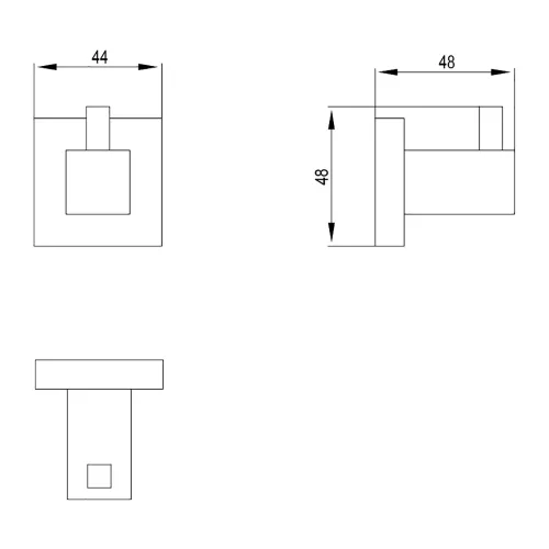 Крючок Timo Selene, Выбрать цвет: Хром, изображение 2