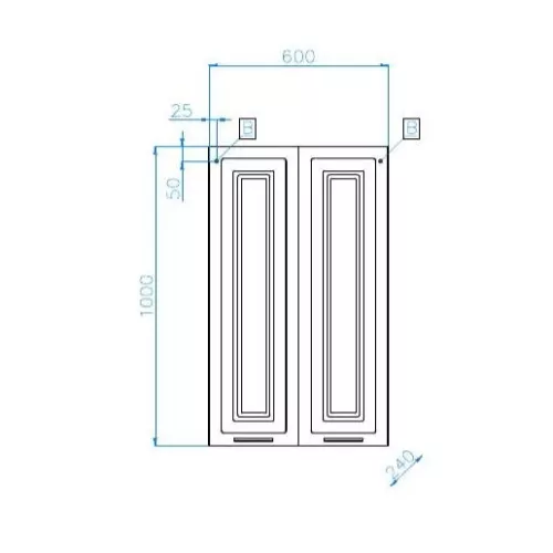 Подвесной шкаф Style Line Альба, изображение 6