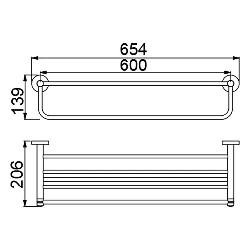 Полка для полотенец Timo Saona 13058/03, изображение 3