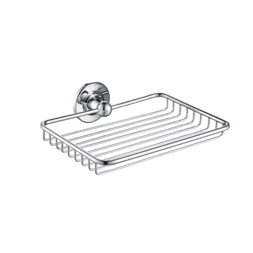 Полка для мочалок прямоугольная Timo Nelson, Выбрать цвет: Хром