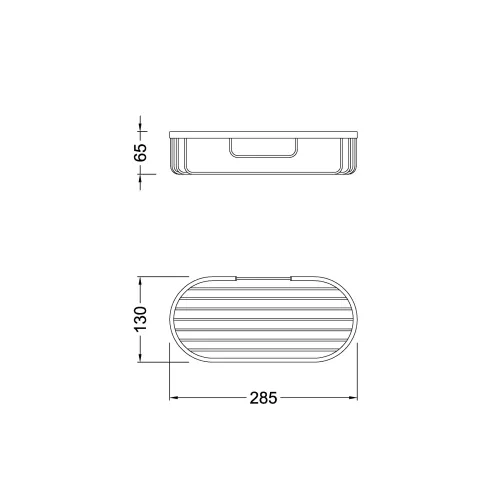 Полка для мочалок  овальная Timo Nelson, Выбрать цвет: Антик, изображение 2