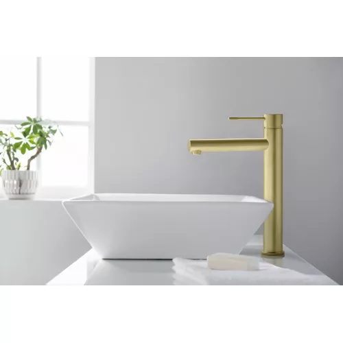 Смеситель для раковины-чаши Timo Saona 2311, Выбрать цвет: Золото, изображение 2