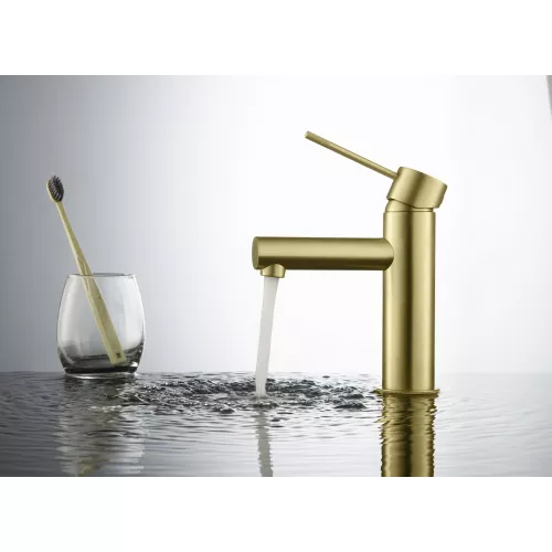 Смеситель для раковины Timo Saona 2361/17F, Выбрать цвет: Золото, изображение 2