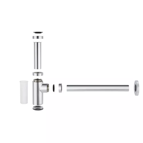 Сифон для раковины Timo 958/00L, Выбрать цвет: Хром, изображение 2