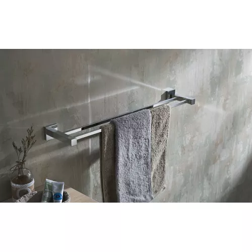 Полотенцедержатель двойной Timo Selene, Выбрать цвет: Хром, изображение 2