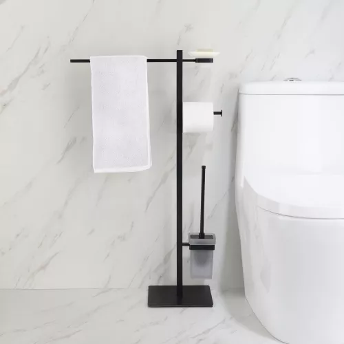 Стойка в ванную комнату Timo Selene, Выбрать цвет: Черный, изображение 2