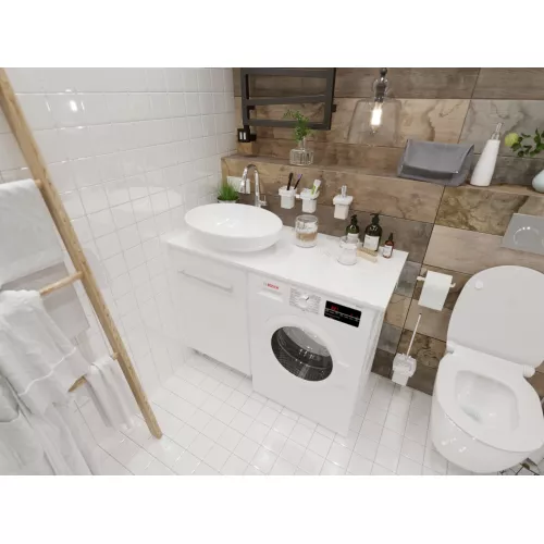 Тумба под столешницу  48Н 1д.  без раковины 1Marka Wash, изображение 4