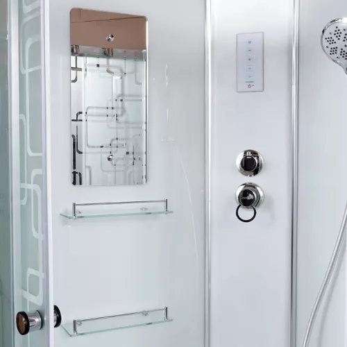 DTO Душевая кабина EM4510 EM4590, Выбрать размер: 100х100, Комплектация: LED подсветка, изображение 7