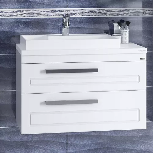 Мебель для ванной: Тумба подвесная под умывальник СанТа Нептун 1 в магазине Акватория