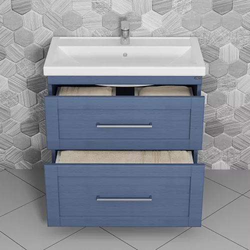 Тумба напольная СанТа Венера 80, Выбрать цвет: Дуб адриатика, изображение 3