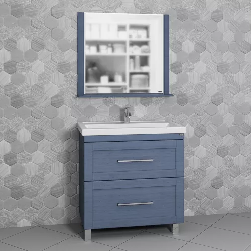 Тумба напольная СанТа Венера 80, Выбрать цвет: Дуб адриатика, изображение 2