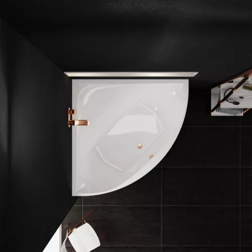 Ванна  акриловая угловая Vayer Boomerang, Выбрать размер: 140*140, изображение 4