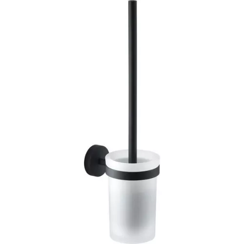 Gedy G-Eros  настенный стеклянный ёрш   черный матовый