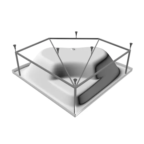 Ванна  акриловая Vayer Bryza 140*140, изображение 3