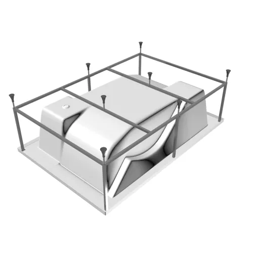 Ванна  акриловая Vayer Coral 180*120, изображение 6