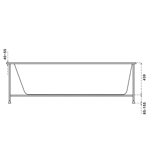 Ванна акриловая Relisan Eco Plus Прага 150*70, 170*70, Выбрать размер: 170х70, изображение 3