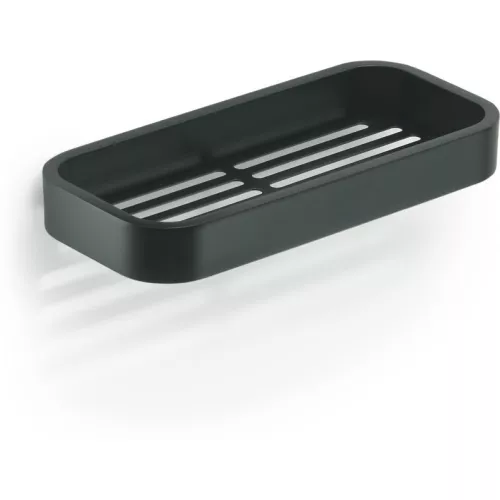 Gedy Outline  решётка прямоугольная 1-уровневая   черный матовый