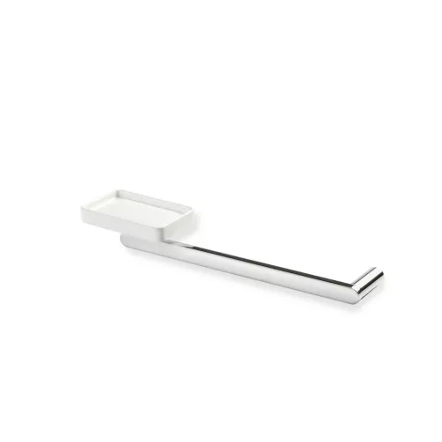 Stil Haus Living  полотенцедержатель + керамическая мыльница   хром - белая керамика