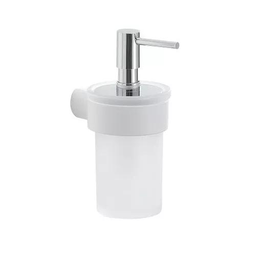 Gedy G-Pirenei  настенный стеклянный дозатор   белый матовый