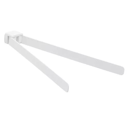 Gedy G-Pirenei  полотенцедержатель двойной поворотный   белый матовый