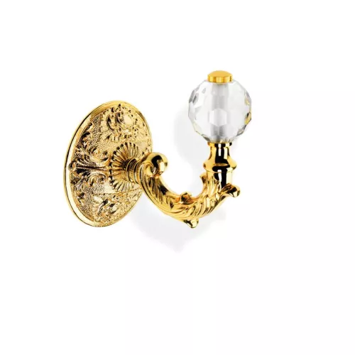 Аксессуары/Комплектующие: Stil Haus Noto Light  крючок со стеклом Murano  золото 1 в магазине Акватория