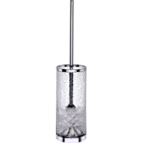 Surya Crystal  напольный ерш без крышки   золото - прозрачное стекло